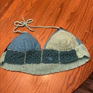 Hand made crochet crop top